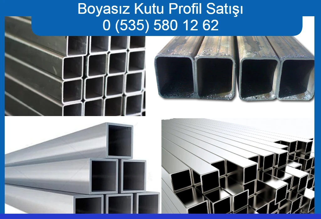 Boyasız Kutu Profil Satışı