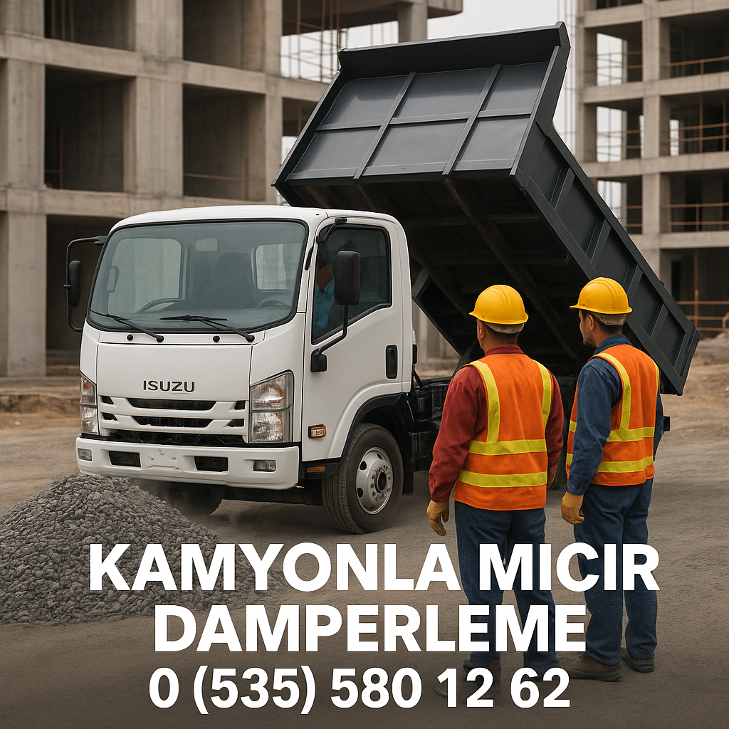 Kamyonla Mıcır Teslimatı